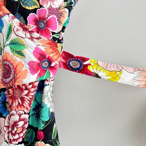 Johnny Was Mirror and Evening Palace Wrap 1-Piece Swimsuit Sz S NWT $225 - Picture 7 of 11